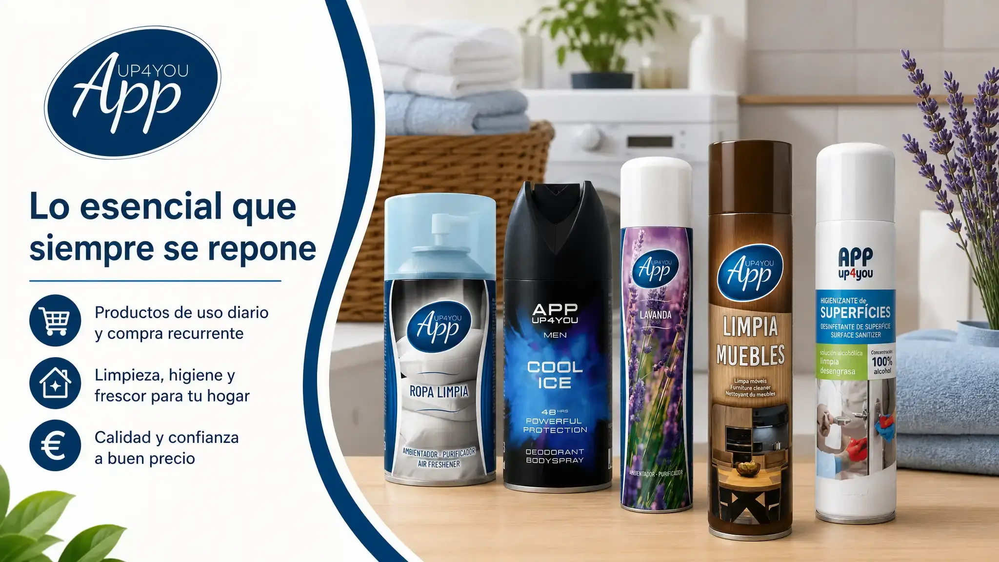 Limpieza del hogar, celulosas, higiene personal y ambientadores lideran las ventas de droguería en 2026, con la MDD al alza.